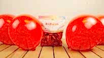 12 İnç Kırmızı Dış Mekan Balon (Kal.)