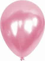 12 İnc Metalik Pembe Balon 50 Li