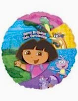 18 İnç Dora&Friends Birthday Anagram Folyo Balon