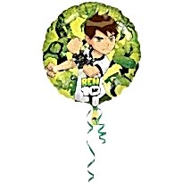 18 İnc Folyo Ang Balon Ben 10 Paketli