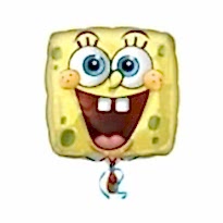 18 İnç Spongebob Face Anagram Folyo Balon