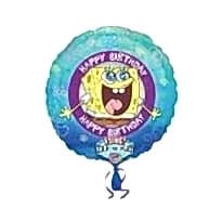 28 İnç Spongebob Birthday Müzikli Anagram Folyo Balon