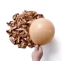 5 INC SÜTLÜ KAHVE (BLUSH) BALON 100LÜ