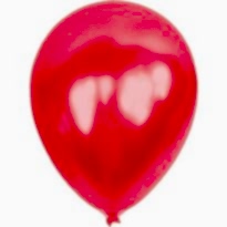 6 İnc Metalik Kırmızı Balon 100 lü