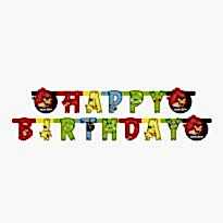 Angry Birds ''Happy Birthday '' Yazı Banner
