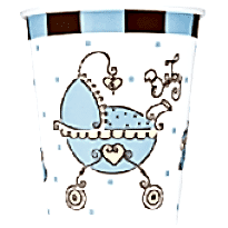 Baby Joy Blue Kağıt Bardak (8 Adet)