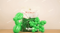 Ç.YEŞİLİ SOSİS BALON (260) 100 LÜ (KAL)