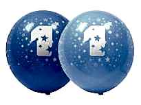Çepeçevre 1 Yaş Mavi Balon