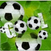 Futbol Parti Kağıt Peçete 33x33 cm ( 20 Ad )