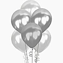 GÜMÜŞ METALİK BALON 100'LÜ (SİLVER)