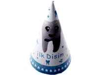 İlk Dişim Külah Şapka Mavi
