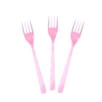 Pembe Pastel Çatal ( 25 Ad )