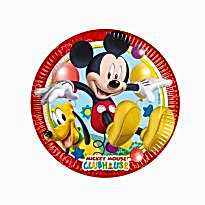 Playful Mickey Kağıt Tabak