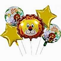 Safari Aslan 5 li Set Folyo Balon