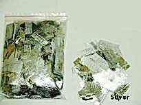Silver Metalize Konfeti Kağıdı (1 Kg)