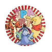 Winnie Alphabet Kağıt Tabak